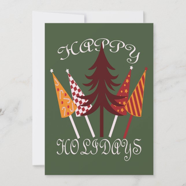 Happy Holidays Holiday Card (Front)