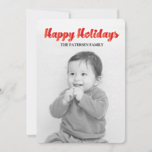 Happy Holidays Holiday Card