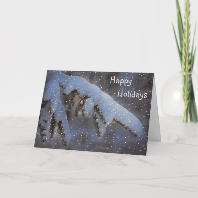 Happy Holidays Holiday Card (Front)