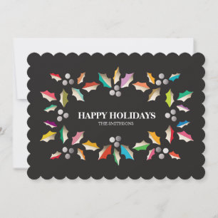 HAPPY HOLIDAYS HOLIDAY CARD
