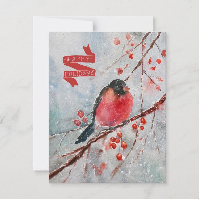 Happy Holidays Holiday Card (Front)