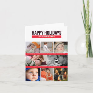 HAPPY HOLIDAYS HOLIDAY CARD