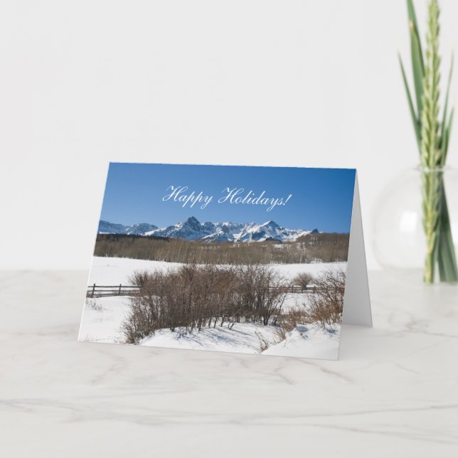 Happy Holidays! Holiday Card (Front)