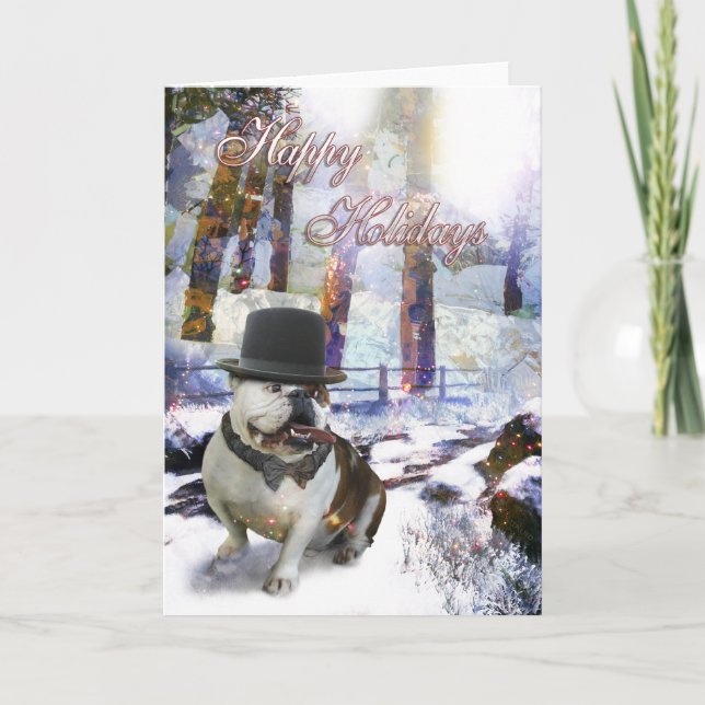 Happy Holidays Holiday Card (Front)