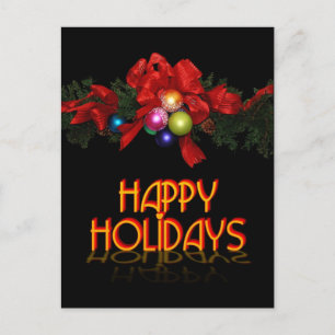 Happy Holidays Holiday Postcard