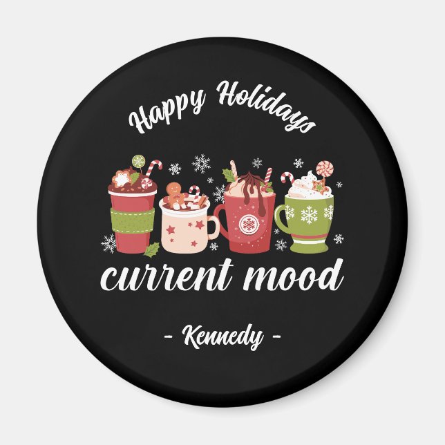 Happy Holidays - Hot Cocoa Magnet (Front)