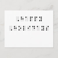 Happy Holidays in Braille