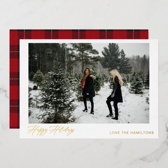 Happy Holidays Instant Photo (Front/Back)