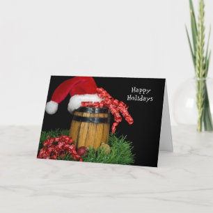 Happy Holidays Keg Holiday Card