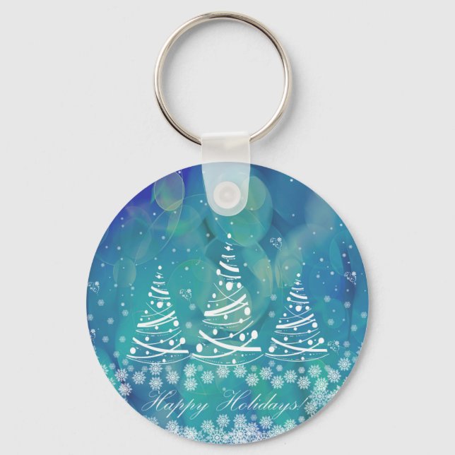 Happy Holidays Key Ring (Front)