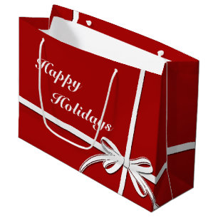 Happy Holidays Large Gift Bag