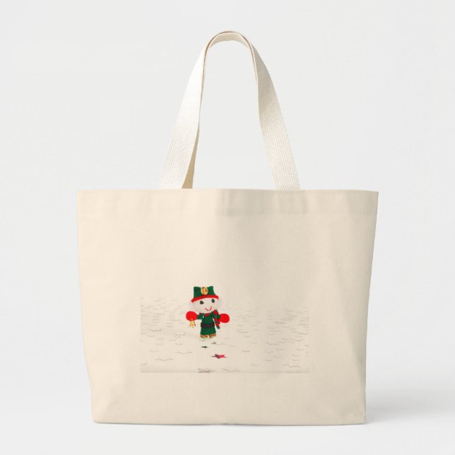 HAPPY HOLIDAYS LARGE TOTE BAG (Front)