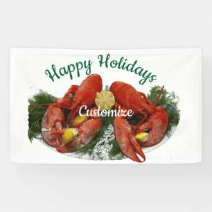 Happy Holidays Lobster Dinner Thunder_Cove Banner