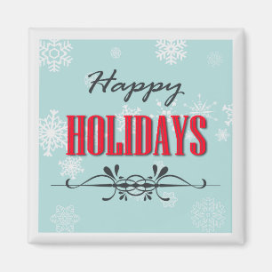 Happy Holidays Magnet