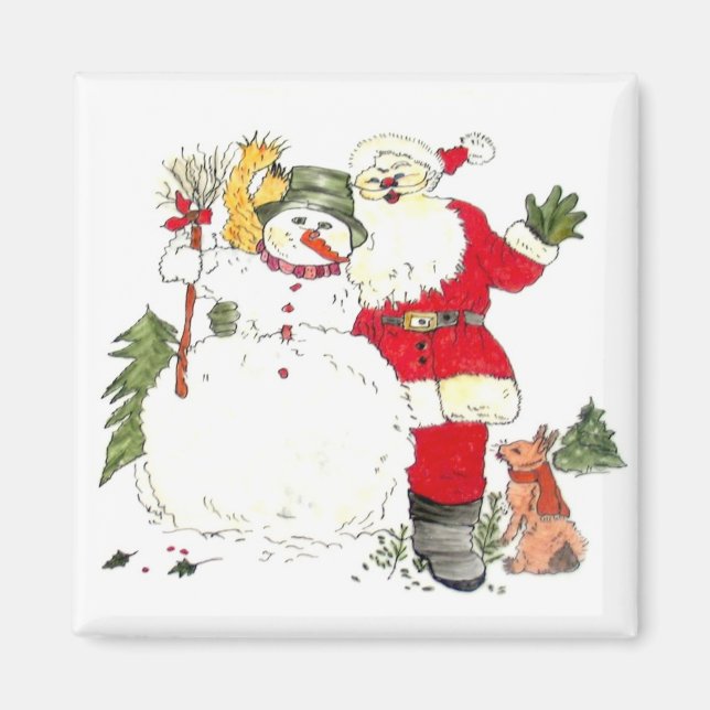 Happy Holidays Magnet (Front)