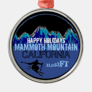 Happy Holidays Mammoth Mountain CA ornament