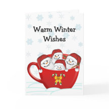 Happy Holidays Marshmallow Family