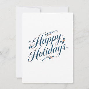 Happy Holidays Merry Christmas Family New Year Holiday Card