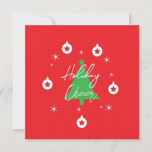 Happy Holidays Merry Christmas New Year Holiday Card (Front)