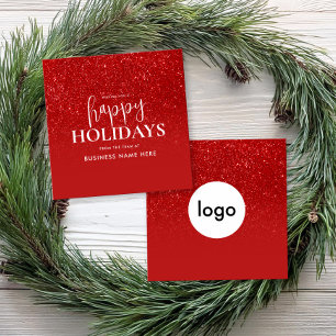 Happy Holidays Mini Business Holiday Card