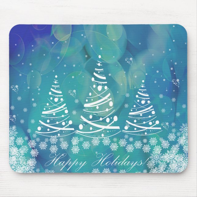 Happy Holidays Mouse Pad (Front)