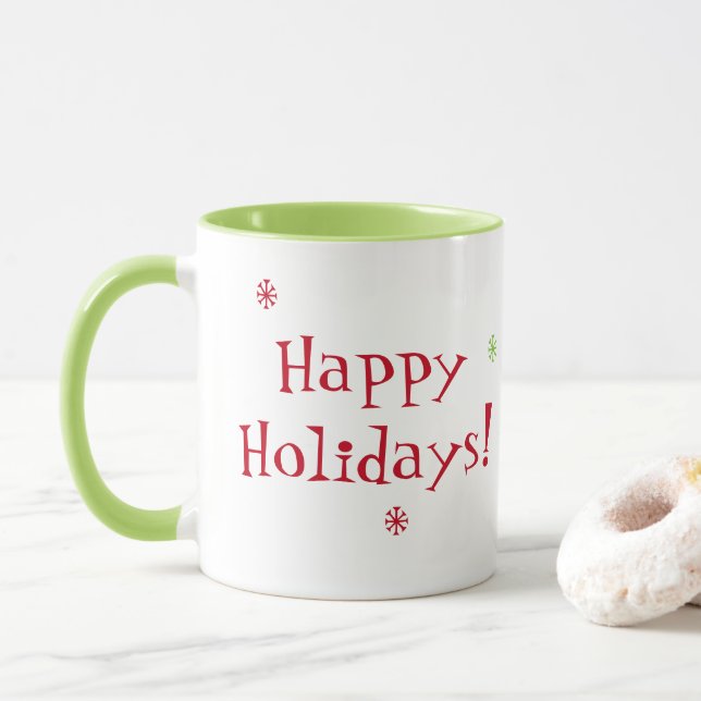 Happy Holidays! Mug (With Donut)