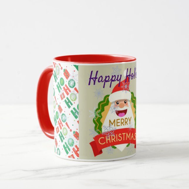 Happy Holidays Mug (Front Left)