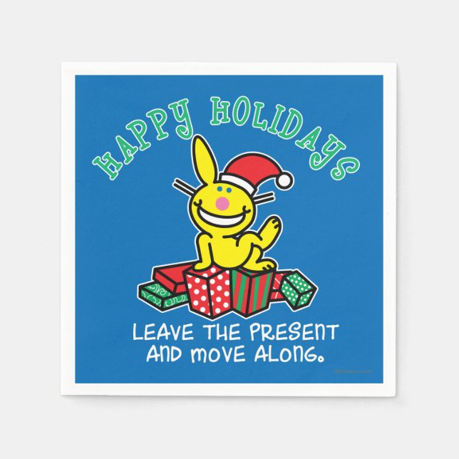 Happy Holidays Napkin (Front)