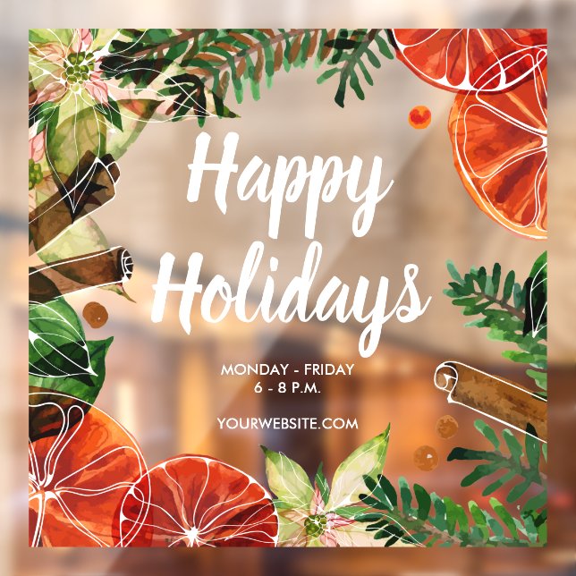 Happy Holidays Oranges Cinnamon (Sheet 2)