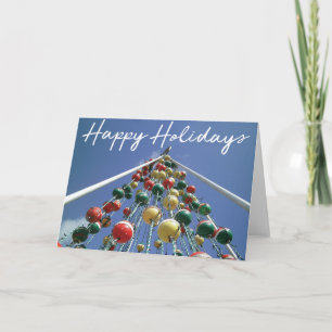 Happy Holidays - Ornament Tree Card
