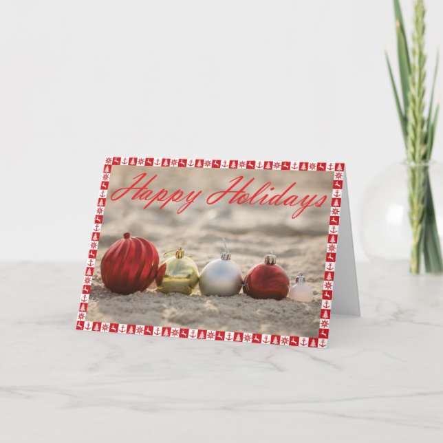 Happy Holidays - Ornaments Card (Front)