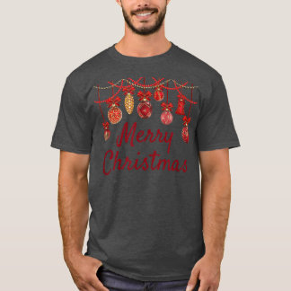 Happy Holidays Ornaments Merry Christmas Hanukkah  T-Shirt