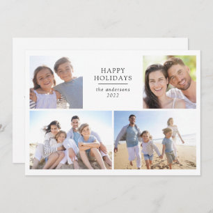 Happy Holidays   Photo Collage  Holiday Card