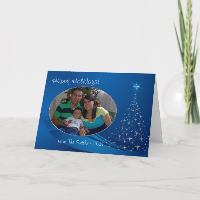 Happy Holidays Photo Greeting Card (Front)