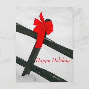 Happy Holidays post card