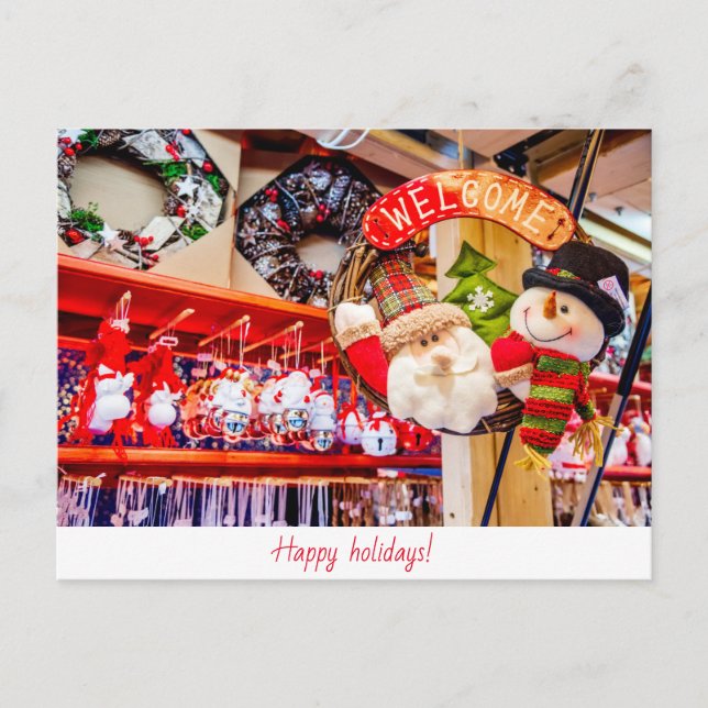 Happy holidays postcard (Front)