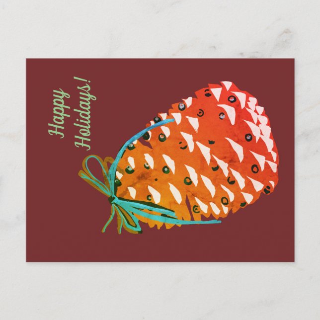 Happy Holidays Postcard (Front)