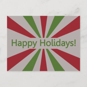 Happy Holidays postcard