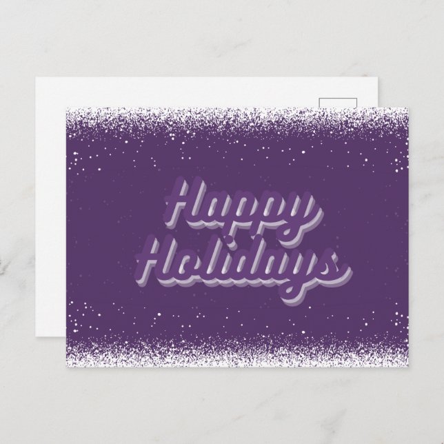 Happy Holidays Postcard (Front/Back)