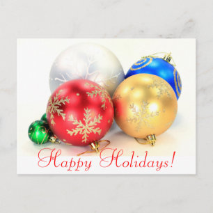 Happy Holidays Postcard