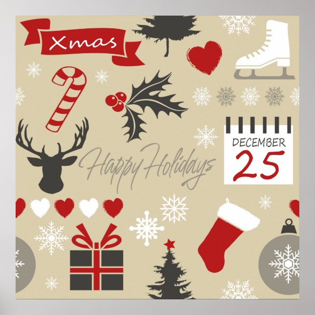 Happy Holidays Poster (Front)
