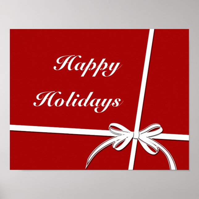 Happy Holidays Poster (Front)