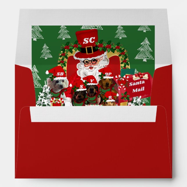 Happy Holidays Red Envelopes (Back (Bottom))