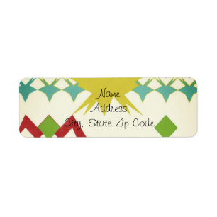 Happy Holidays! Return Address Label