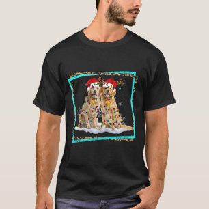 Happy Holidays Shirt, Golden Retriever Christmas T-Shirt
