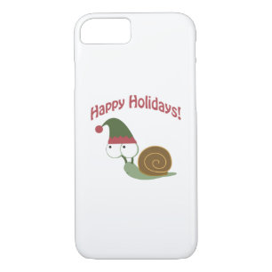 Happy Holidays! Snail Elf iPhone 8/7 Case