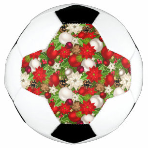 Happy Holidays Soccer Ball