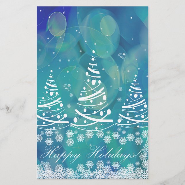 Happy Holidays Stationery (Front)