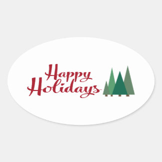 Happy Holidays Sticker