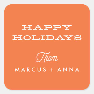 Happy Holidays Sticker